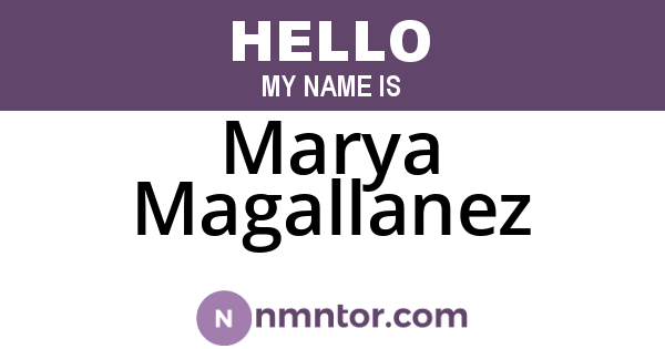 Marya Magallanez