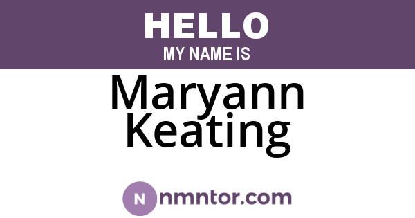 Maryann Keating