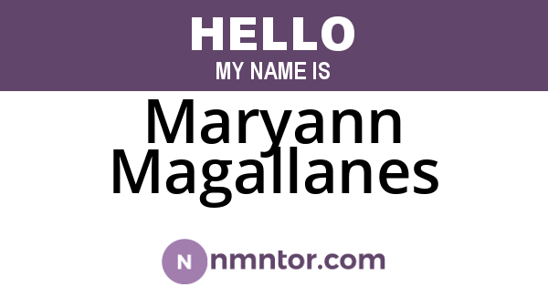 Maryann Magallanes