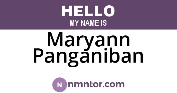 Maryann Panganiban