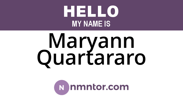 Maryann Quartararo