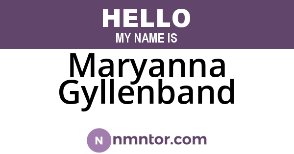 Maryanna Gyllenband