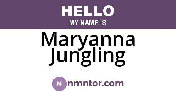 Maryanna Jungling