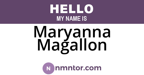 Maryanna Magallon