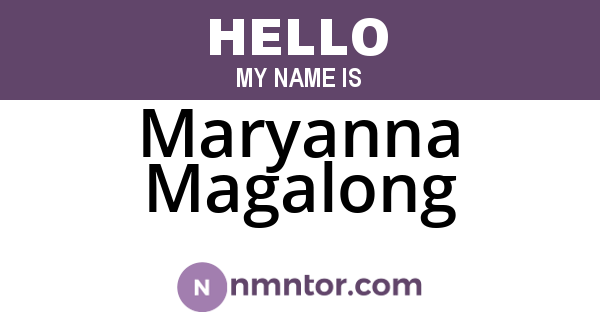 Maryanna Magalong