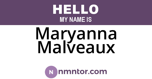 Maryanna Malveaux