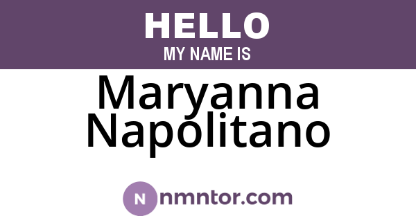 Maryanna Napolitano