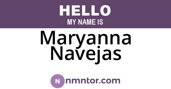 Maryanna Navejas