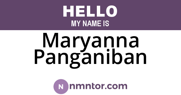 Maryanna Panganiban