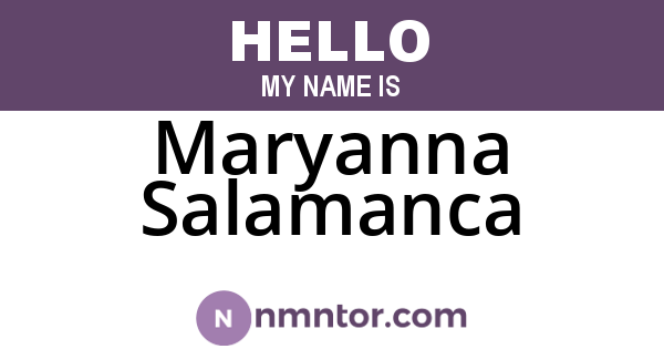 Maryanna Salamanca