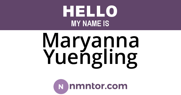 Maryanna Yuengling