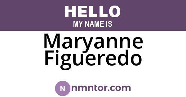 Maryanne Figueredo
