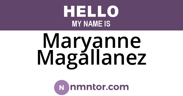 Maryanne Magallanez