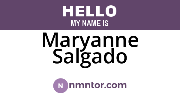 Maryanne Salgado