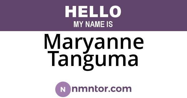 Maryanne Tanguma