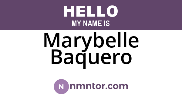 Marybelle Baquero
