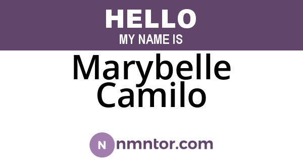 Marybelle Camilo