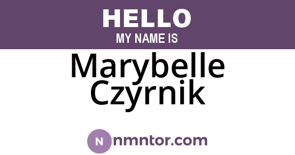 Marybelle Czyrnik