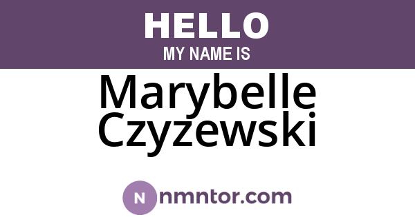 Marybelle Czyzewski