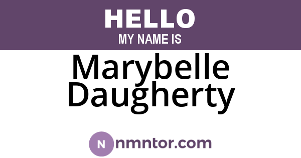 Marybelle Daugherty