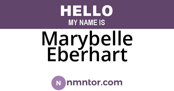Marybelle Eberhart