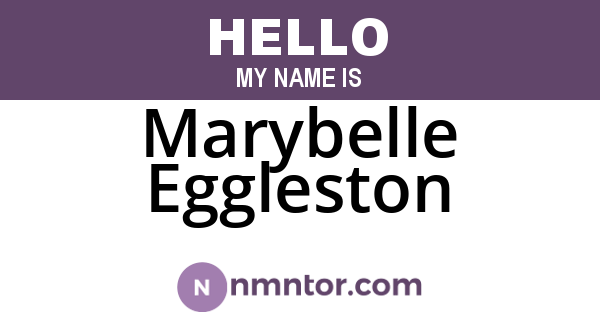 Marybelle Eggleston