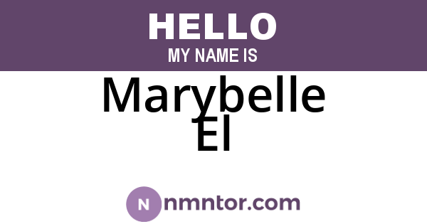 Marybelle El