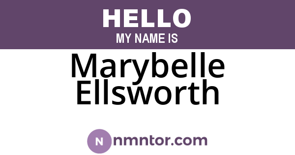 Marybelle Ellsworth