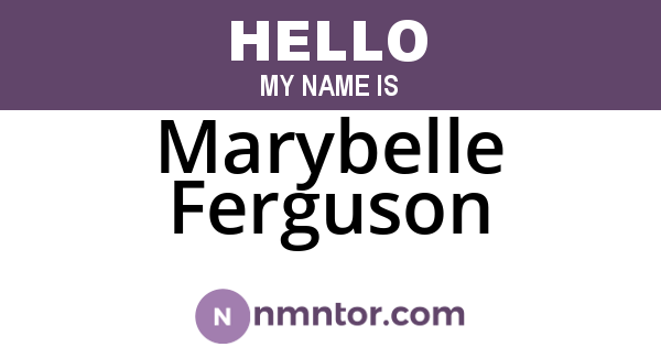 Marybelle Ferguson