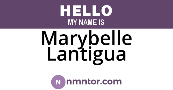 Marybelle Lantigua
