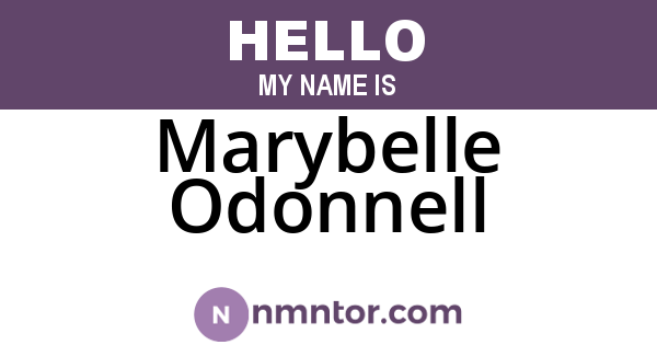 Marybelle Odonnell