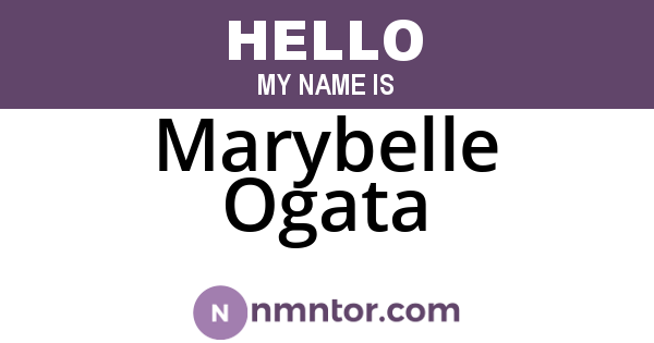 Marybelle Ogata