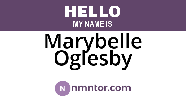Marybelle Oglesby