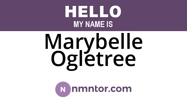 Marybelle Ogletree