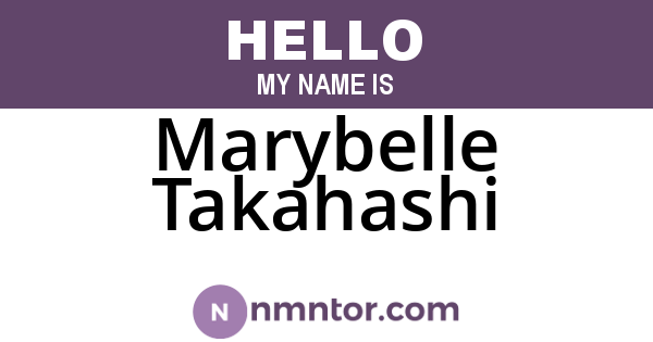 Marybelle Takahashi