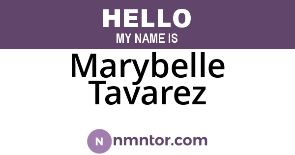 Marybelle Tavarez