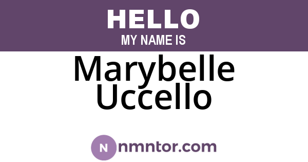 Marybelle Uccello