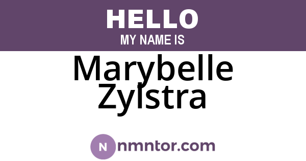 Marybelle Zylstra