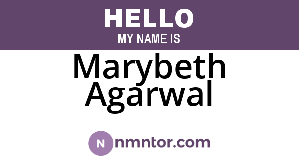 Marybeth Agarwal
