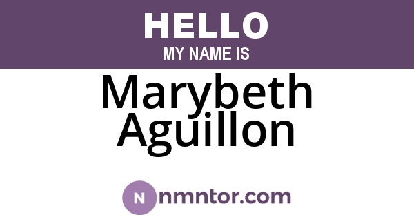 Marybeth Aguillon