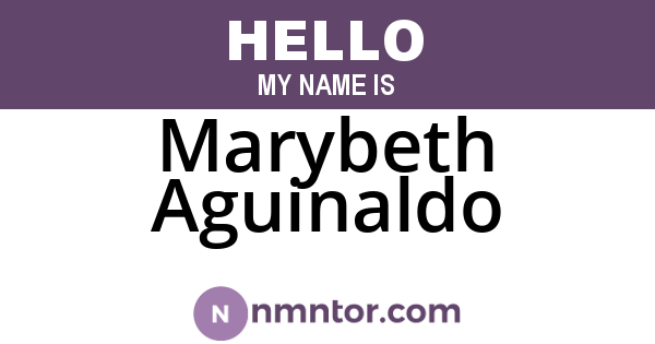 Marybeth Aguinaldo