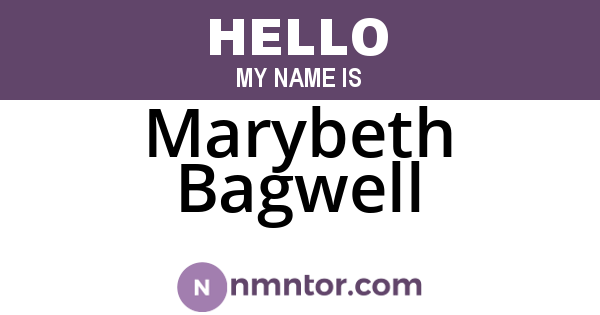 Marybeth Bagwell