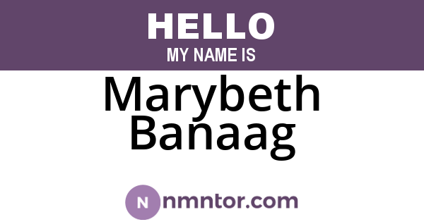 Marybeth Banaag