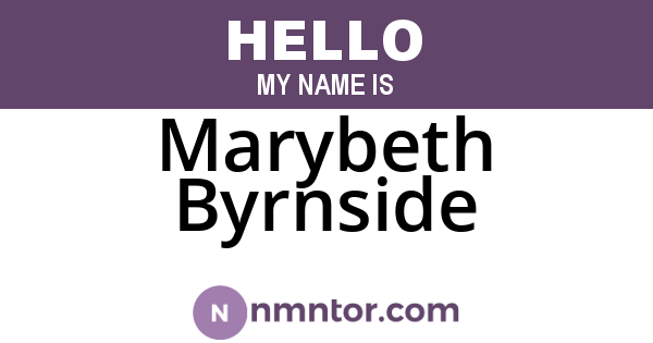 Marybeth Byrnside