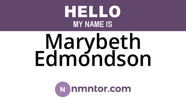 Marybeth Edmondson