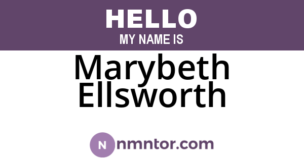 Marybeth Ellsworth