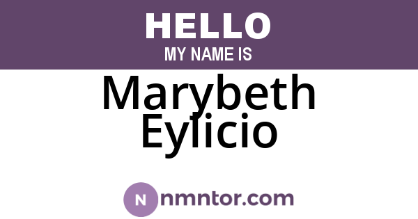 Marybeth Eylicio
