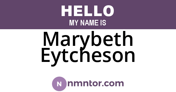 Marybeth Eytcheson