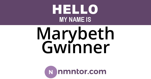 Marybeth Gwinner