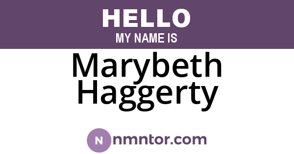 Marybeth Haggerty